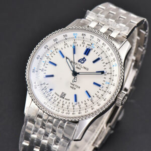 Navitimer 41mm TF White Dial SS Bracelet 2824 - Image 11