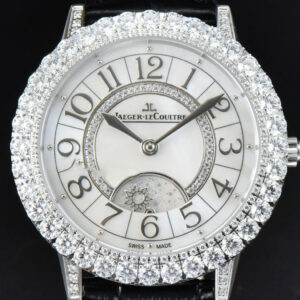 Rendez-Vous Night & Day 37mm GF Diamond MOP Dial Black Leather Strap A7750