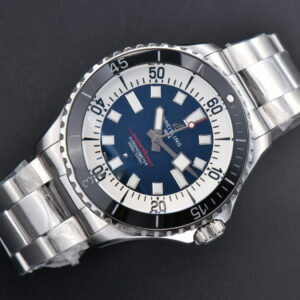 SuperOcean 44mm TF Black Bezel Blue/White Dial SS Bracelet A2824 - Image 13
