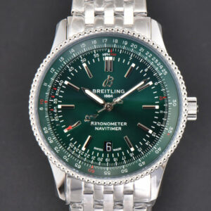 Navitimer 41mm TF Green Dial SS Bracelet 2824