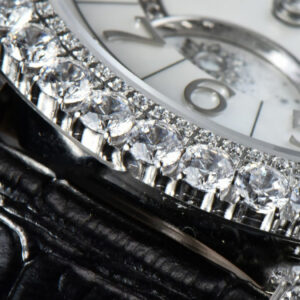 Rendez-Vous Night & Day 37mm GF Diamond MOP Dial Black Leather Strap A7750 - Image 5