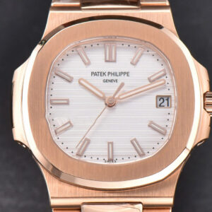 Nautilus 5711/1R PPF White Textured Dial on RG Bracelet 324CS V5