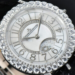 Rendez-Vous Night & Day 37mm GF Diamond MOP Dial Black Leather Strap A7750 - Image 7