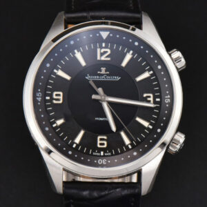 Polaris Geographic 40mm LTF Black Dial Black Leather Strap MIYOTA 9015