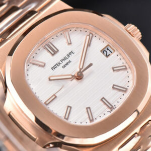 Nautilus 5711/1R PPF White Textured Dial on RG Bracelet 324CS V5 - Image 5