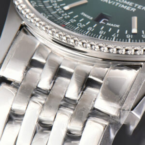 Navitimer 41mm TF Green Dial SS Bracelet 2824 - Image 20