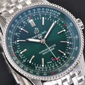 Navitimer 41mm TF Green Dial SS Bracelet 2824 - Image 22
