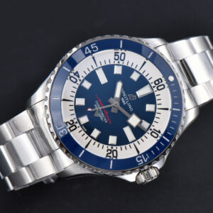 SuperOcean 44mm TF Blue Bezel Blue/White Dial SS Bracelet A2824 - Image 19