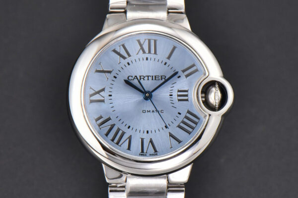 Ballon Bleu 33mm AF Ice Blue Dial SS Bracelet A1853