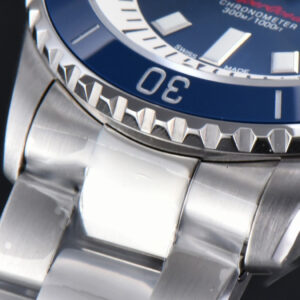 SuperOcean 44mm TF Blue Bezel Blue/White Dial SS Bracelet A2824 - Image 25