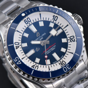 SuperOcean 44mm TF Blue Bezel Blue/White Dial SS Bracelet A2824 - Image 27