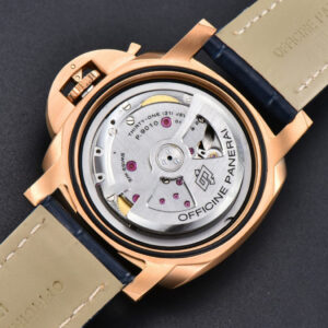 PAM1114 TTF 44MM RG Blue Dial Blue Leather Strap P9010 - Image 2