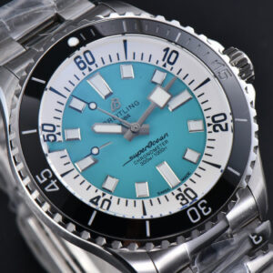 SuperOcean 44mm TF Tiffany Blue/White Dial SS Bracelet A2824 - Image 27