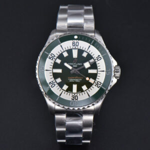 SuperOcean 44mm TF Green/White Dial SS Bracelet A2824 - Image 18