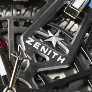 Defy Classic LF 41MM Skeleton Blue Dial Blue Gummy Strap A2892 - Image 6