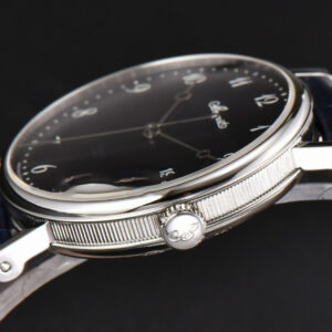 Classique 5177 40.5mm LTF Black Dial Digital Marker Blue Leather Strap MY9015 - Image 3