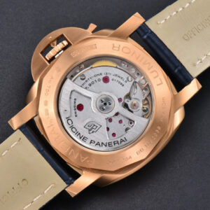 PAM1114 TTF 44MM RG Blue Dial Blue Leather Strap P9010 - Image 9