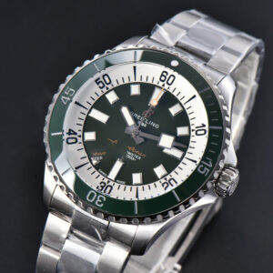 SuperOcean 44mm TF Green/White Dial SS Bracelet A2824 - Image 20
