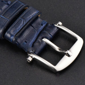 Classique 5177 40.5mm LTF Black Dial Digital Marker Blue Leather Strap MY9015 - Image 9