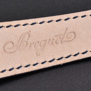 Classique 5177 38.5mm LTF YG White Textured Dial Roma Marker Brown Leather Strap MY9015 - Image 2