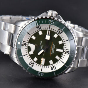SuperOcean 44mm TF Green/White Dial SS Bracelet A2824 - Image 28
