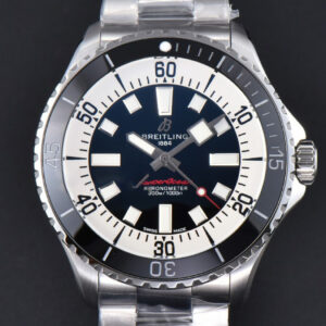 SuperOcean 44mm TF Black/White Dial SS Bracelet A2824