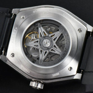 Defy Classic LF 41MM Skeleton Blue Dial Blue Gummy Strap A2892 - Image 18
