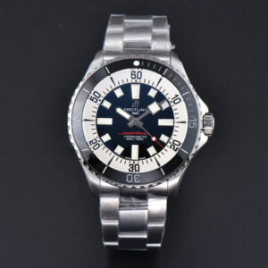 SuperOcean 44mm TF Black/White Dial SS Bracelet A2824 - Image 18