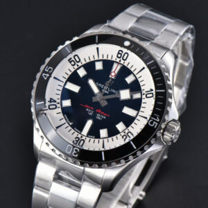 SuperOcean 44mm TF Black/White Dial SS Bracelet A2824 - Image 19