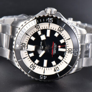 SuperOcean 44mm TF Black/White Dial SS Bracelet A2824 - Image 27