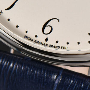 Classique 5177 40.5mm LTF White Dial Digital Marker Blue Leather Strap MY9015 - Image 22