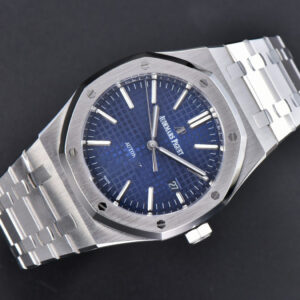 Royal Oak 15400 41mm IPF Blue Textured Dial SS Bracelet SA3120 - Image 3