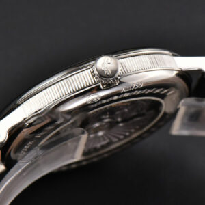 Classique 5177 38.5mm LTF White Dots Dial Roma Marker Black Leather Strap MY9015 - Image 2