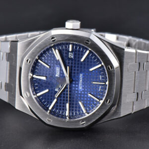 Royal Oak 15400 41mm IPF Blue Textured Dial SS Bracelet SA3120 - Image 5