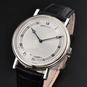 Classique 5177 38.5mm LTF White Dots Dial Roma Marker Black Leather Strap MY9015 - Image 13