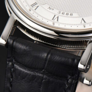 Classique 5177 38.5mm LTF White Dots Dial Roma Marker Black Leather Strap MY9015 - Image 17
