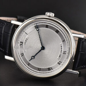 Classique 5177 38.5mm LTF White Dots Dial Roma Marker Black Leather Strap MY9015 - Image 20