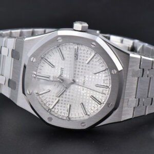 Royal Oak 15400 41mm IPF White Textured Dial SS Bracelet SA3120 - Image 4