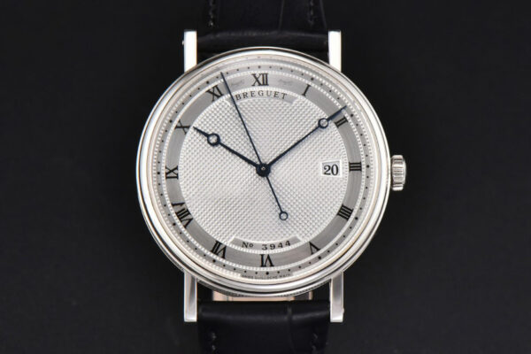 Classique 5177 40.5mm LTF White Dots Dial Roma Marker Black Leather Strap MY9015