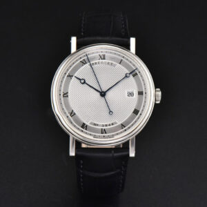 Classique 5177 40.5mm LTF White Dots Dial Roma Marker Black Leather Strap MY9015 - Image 12