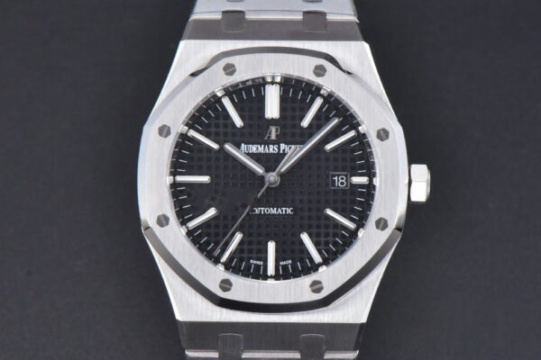 Royal Oak 15400 41mm IPF Black Textured Dial SS Bracelet SA3120