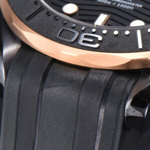 Seamaster Diver 300M 43.5mm RG VSF Ceramic Black Dial Black Rubber Strap A8806 - Image 6