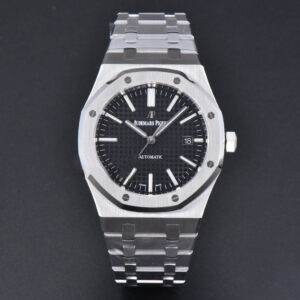 Royal Oak 15400 41mm IPF Black Textured Dial SS Bracelet SA3120 - Image 2