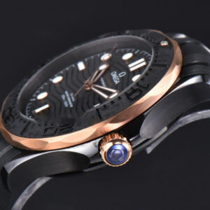 Seamaster Diver 300M 43.5mm RG VSF Ceramic Black Dial Black Rubber Strap A8806 - Image 7