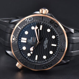 Seamaster Diver 300M 43.5mm RG VSF Ceramic Black Dial Black Rubber Strap A8806 - Image 9