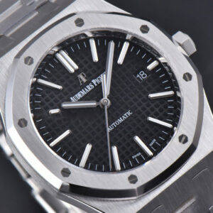 Royal Oak 15400 41mm IPF Black Textured Dial SS Bracelet SA3120 - Image 5
