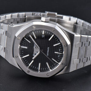 Royal Oak 15400 41mm IPF Black Textured Dial SS Bracelet SA3120 - Image 6