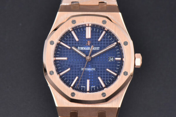 Royal Oak 15400 41mm RG IPF Blue Textured Dial RG Bracelet SA3120