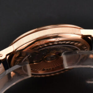 Classique 5177 40.5mm LTF RG Black Dial Digital Marker Blue Leather Strap MY9015 - Image 11