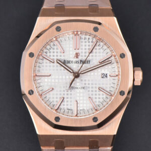 Royal Oak 15400 41mm RG IPF White Textured Dial RG Bracelet SA3120